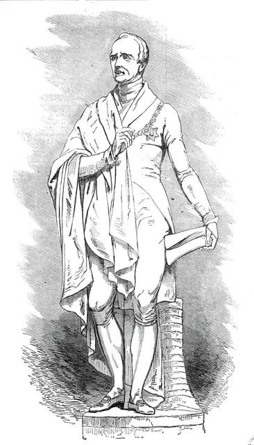 Statue of the late Marquis Wellesley, by Weekes, 1845. Creator: Unknown.