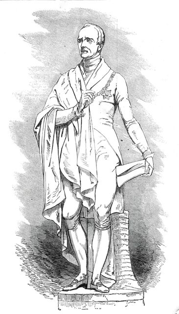 Statue of the late Marquis Wellesley, by Weekes, 1845. Creator: Unknown.