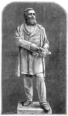 Statue of the late Mr. Bolckow, 1881. Creator: Unknown