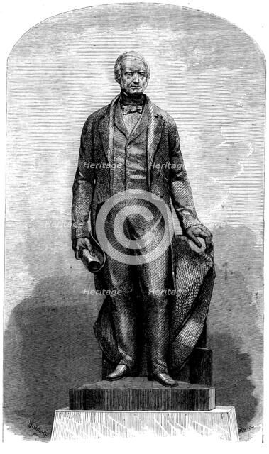 Statue of the Late Mr. Joseph Brotherton, erected in Peel Park, Manchester, 1858. Creator: Walmsly.