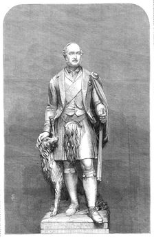 Statue of the late Prince Consort, at Balmoral, by W. Theed, 1864. Creator: Unknown