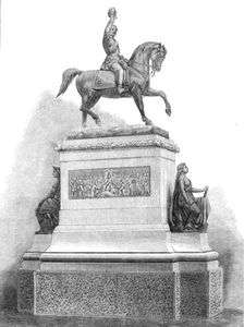 Statue of the late Prince Consort in Holborn-Circus, 1874. Creator: Unknown