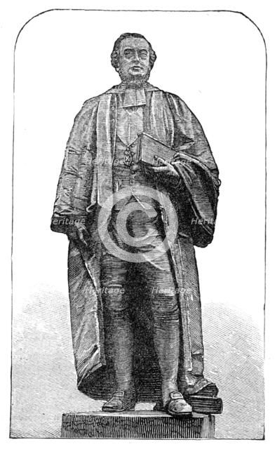 Statue of the late Rev. Dr. Norman Macleod, at Glasgow, 1881. Creator: Unknown.