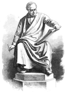 Statue of the late Sir Charles Barry...by J. H. Foley, R.A., in the new Palace of Westminster, 1865. Creator: Unknown