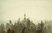 Statue of the Madonna in the Mountains, 1804. Creator: Caspar David Friedrich