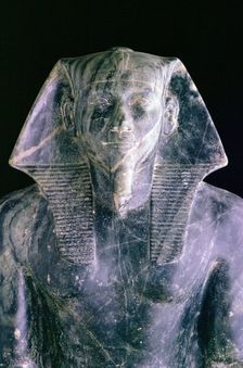 Statue of the Pharaoh Khafre. Creator: Tony Evans