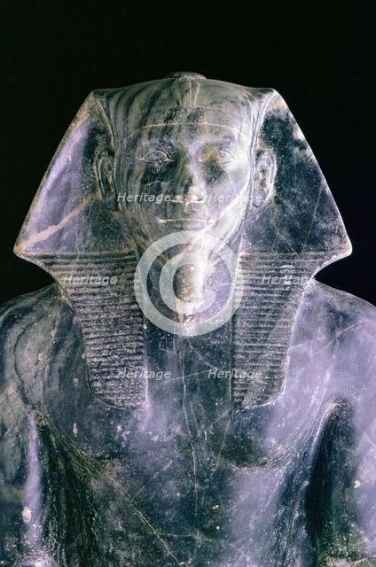 Statue of the Pharaoh Khafre.  Creator: Tony Evans.