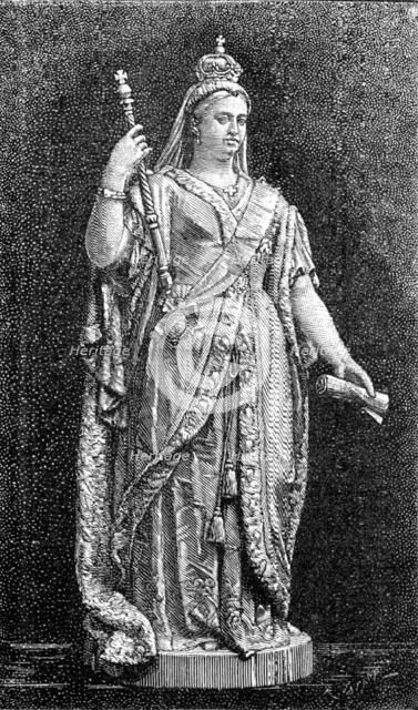 Statue of the Queen, for Government Offices, Sydney, New South Wales, 1883. Creator: Unknown.