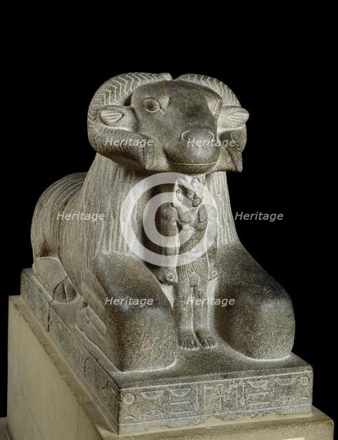 Statue of the ram of Amun, c680 BC. Artist: Unknown.