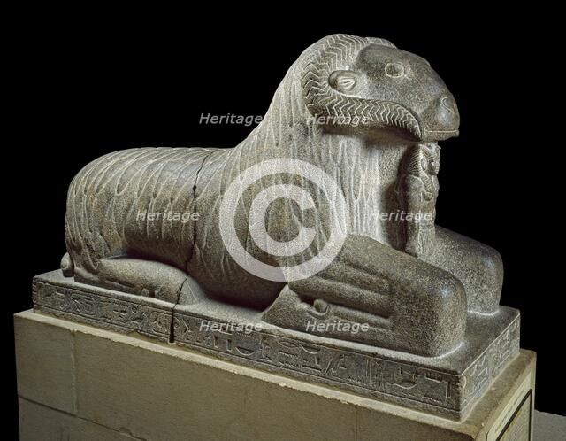 Statue of the ram of Amun, c680 BC. Artist: Unknown.