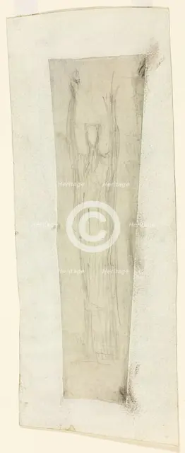 Statue of the Republic, Chicago, Illinois, Preliminary Sketch, 1891. Creator: Augustus Saint-Gaudens.
