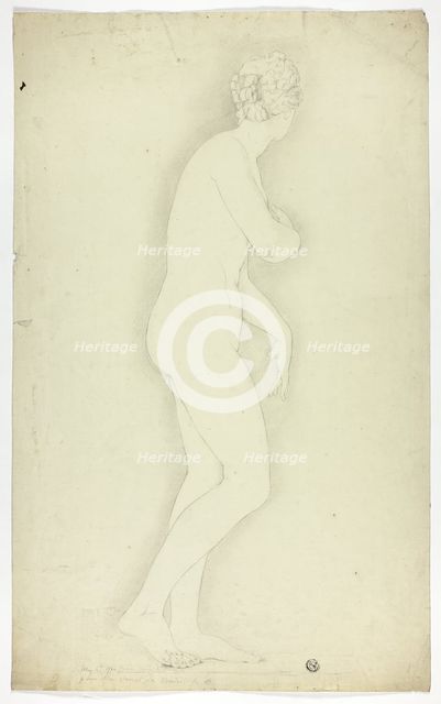 Statue of Venus de' Medici, 1774. Creator: John Downman.