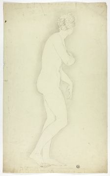 Statue of Venus de Medici, 1774. Creator: John Downman