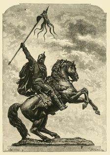 Statue of William the Conqueror, Falaise 1890. Creator: Unknown