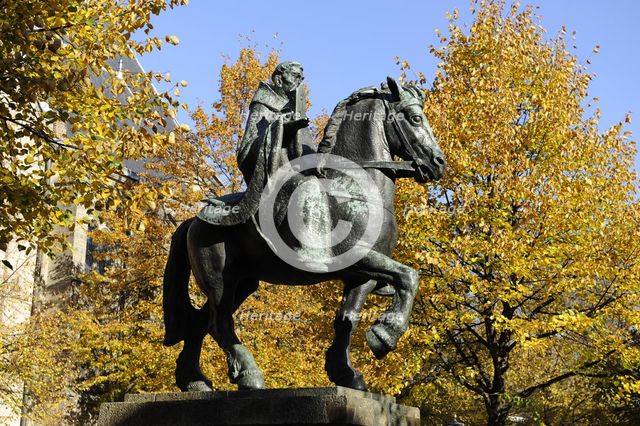 Statue of Willibrord, Utrecht, Netherlands, 2013.  Creator: LTL.