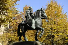 Statue of Willibrord, Utrecht, Netherlands, 2013. Creator: LTL