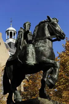 Statue of Willibrord, Utrecht, Netherlands, 2013. Creator: LTL
