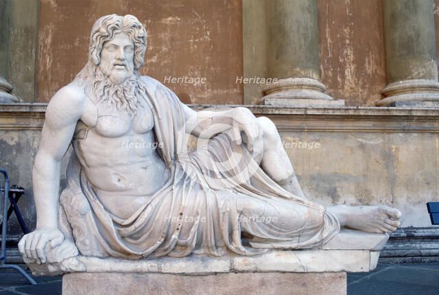 Statue, Court Of The Pigna, Vatican, Rome. Artist: Unknown