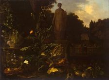 Statue in a Park, 1677. Creator: Nicolaes de Vree