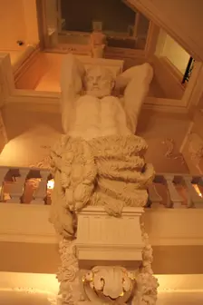 Statue, interior of the Taleon Imperial Hotel, St Petersburg, Russia, 2011. Creator: Sheldon Marshall