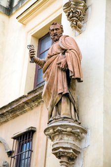 Statue, the Alcazar, Seville, Andalusia, Spain, 2007. Creator: Samuel Magal