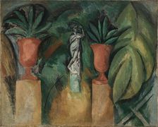 Statue with two vases (La Statue aux deux vases), 1908. Creator: Dufy, Raoul (1877-1953)