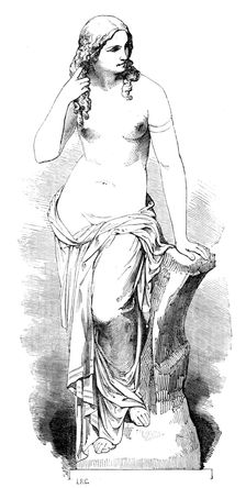 Statues for the Egyptian Hall in the Mansion House: "Egeria" - by J. H. Foley, R.A. , 1856. Creator: Unknown