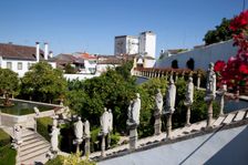 Statues in the Garden of the Episcopal Palace, Castelo Branco, Portugal, 2009. Creator: Samuel Magal