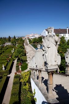 Statues in the Garden of the Episcopal Palace, Castelo Branco, Portugal, 2009. Creator: Samuel Magal