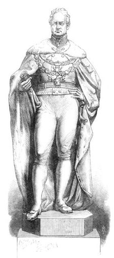 Statues of the kings in Westminster Hall: William IV., 1868. Creator: Unknown