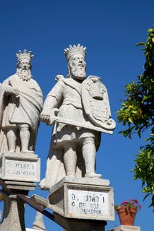 Statues, Stairs of the Kings, Garden of the Episcopal Palace, Castelo Branco, Portugal, 2009. Creator: Samuel Magal