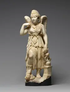 Statuette of Nemesis with Portrait Resembling the Empress Faustina I, about A.D. 150. Creator: Unknown