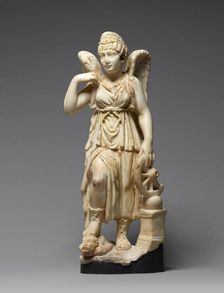 Statuette of Nemesis with Portrait Resembling the Empress Faustina I, about A.D. 150. Creator: Unknown