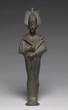 Statuette of Osiris, 664-30 BC. Creator: Unknown