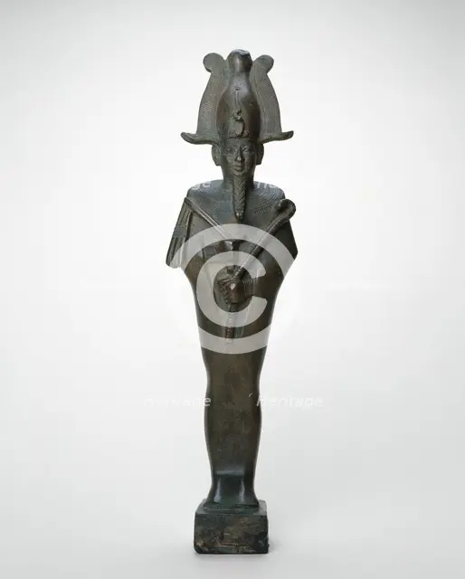 Statuette of Osiris, Egypt, Late Period, Dynasty 26-30 (664-332 BCE). Creator: Unknown.