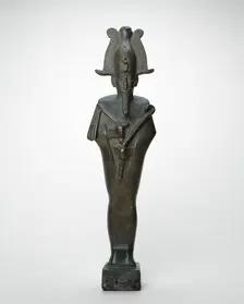 Statuette of Osiris, Egypt, Late Period, Dynasty 26-30 (664-332 BCE). Creator: Unknown