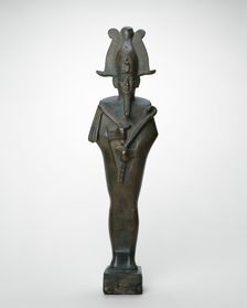 Statuette of Osiris, Egypt, Late Period, Dynasty 26-30 (664-332 BCE). Creator: Unknown