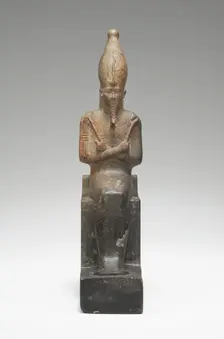 Statuette of Osiris, Egypt, Late Period, Dynasty 26 (664-525 BCE). Creator: Unknown