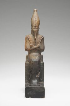 Statuette of Osiris, Egypt, Late Period, Dynasty 26 (664-525 BCE). Creator: Unknown