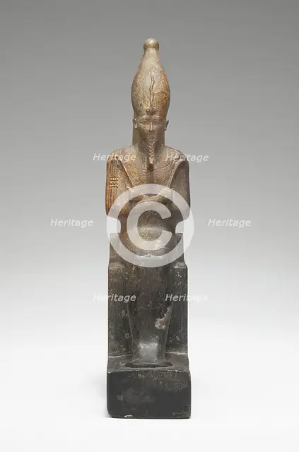 Statuette of Osiris, Egypt, Late Period, Dynasty 26 (664-525 BCE). Creator: Unknown.