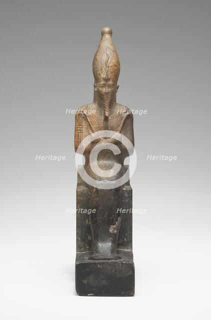 Statuette of Osiris, Egypt, Late Period, Dynasty 26 (664-525 BCE). Creator: Unknown.