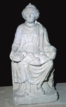 Statuette of a Celtic mother-goddess