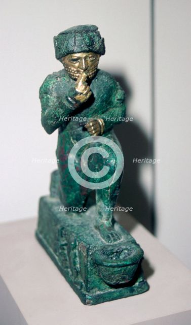 Statuette of a Babylonian worshipper, possibly Hammurabi, dedicated to the God Amurru. Artist: Unknown
