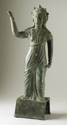 Statuette of a Goddess, Greco-Roman Period (200 BCE-200 CE) or modern. Creator: Unknown