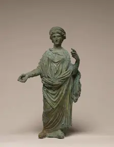 Statuette of a Goddess, probably Ceres or Juno, A.D. 50-75. Creator: Unknown