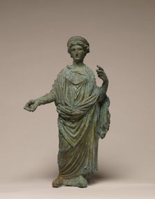 Statuette of a Goddess, probably Ceres or Juno, A.D. 50-75. Creator: Unknown