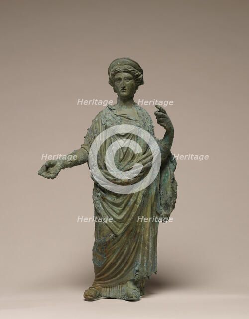 Statuette of a Goddess, probably Ceres or Juno, A.D. 50-75. Creator: Unknown.