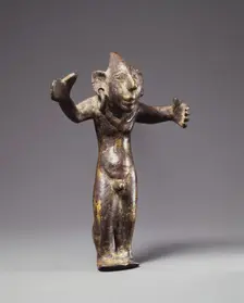 Statuette of a Grotesque Male Figure, second half of 1st century BC. Creator: Unknown