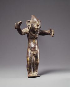 Statuette of a Grotesque Male Figure, second half of 1st century BC. Creator: Unknown