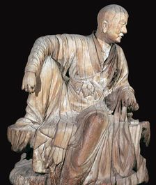 Statuette of a disciple of the Buddha, 14th century